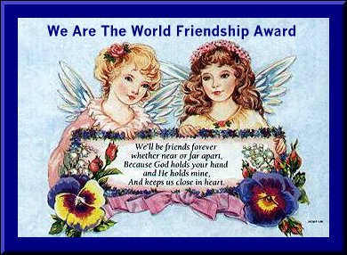 We Are The World Friendship Award